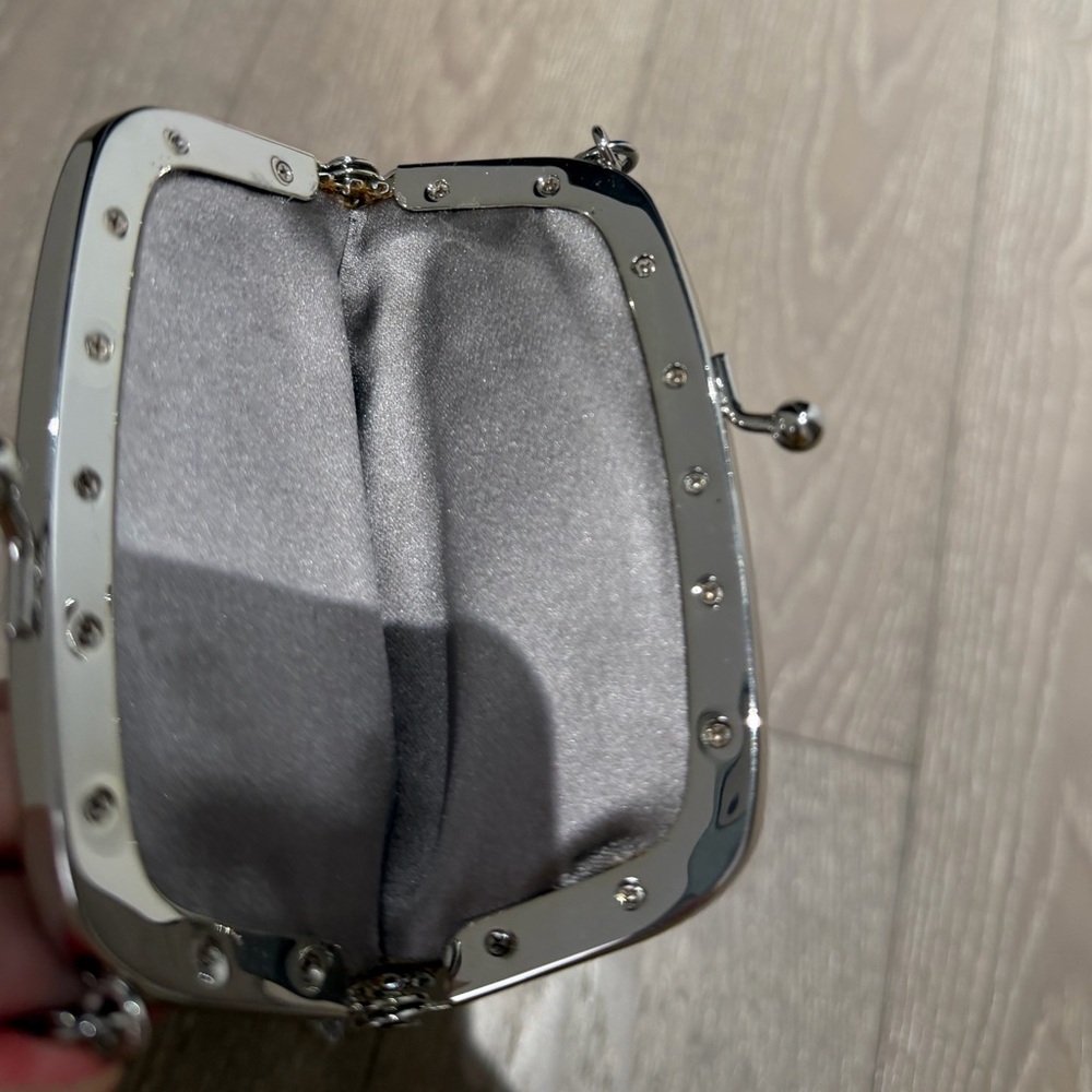 Paco Rabanne Silver Chainmail Fringe Crossbody Clutch - Picture 9 of 16